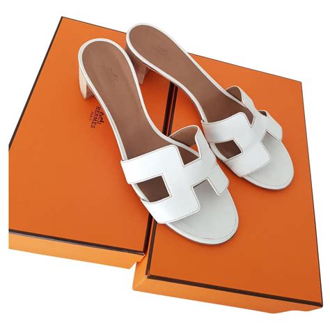 hermes white shoes